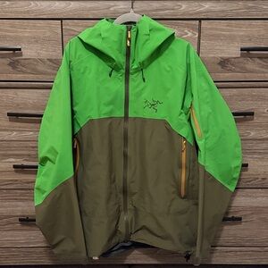 Arc'teryx Rush Gore-Tex Shell Jacket Size XL Green